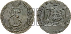 Денга 1769 года КМ (для Сибири)