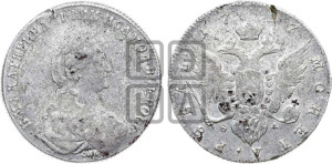 1 рубль 1777 года СПБ/ѲЛ (новый тип)