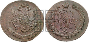 5 копеек 1781 года ЕМ (ЕМ, Екатеринбургский монетный двор)