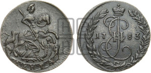 Денга 1783 года КМ (КМ, Сузунский монетный двор)