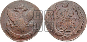 5 копеек 1788 года ММ (ММ, Красный  монетный двор)