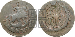 2 копейки 1788 года ММ (ММ, Красный  монетный двор)