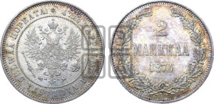 2 марки 1874 года S