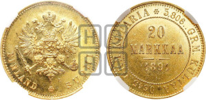 20 марок 1891 года L