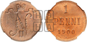 1 пенни 1900 года