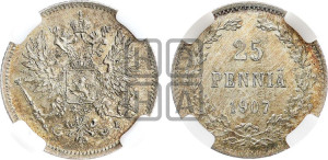 25 пенни 1907 года L