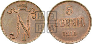 5 пенни 1911 года
