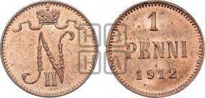 1 пенни 1912 года