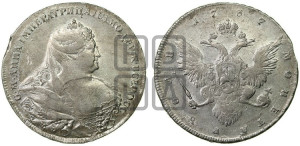 1 рубль 1737 года (портрет работы Гедлингера)