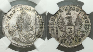 3 гроша 1759 года