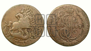 2 копейки 1767 года СПМ (СПМ, Санкт-Петербургский монетный двор)