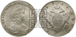 1 рубль 1781 года СПБ/ИЗ (новый тип)