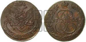 5 копеек 1788 года КМ (КМ, Сузунский монетный двор)