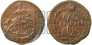 Полушка 1788 года КМ (КМ, Сузунский монетный двор)