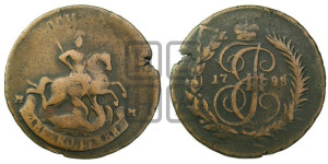 2 копейки 1795 года ММ (ММ, Красный  монетный двор)