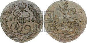 2 копейки 1764 года ММ (ММ, Красный  монетный двор)