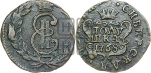 Полушка 1768 года КМ (для Сибири)