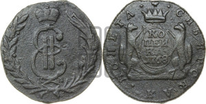 1 копейка 1768 года КМ (для Сибири)