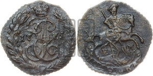 Полушка 1771 года ЕМ (ЕМ, Екатеринбургский монетный двор)