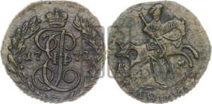 Полушка 1772 года ЕМ (ЕМ, Екатеринбургский монетный двор)