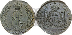 Денга 1774 года КМ (для Сибири)