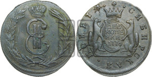 2 копейки 1776 года КМ (для Сибири)