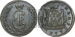 1 копейка 1778 года КМ (для Сибири)