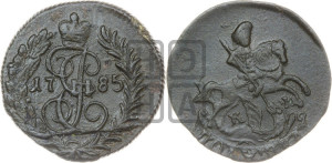 Полушка 1785 года КМ (КМ, Сузунский монетный двор)