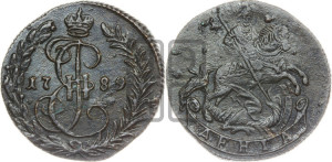 Денга 1789 года КМ (КМ, Сузунский монетный двор)