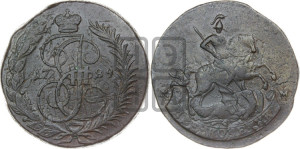 2 копейки 1789 года ММ (ММ, Красный  монетный двор)