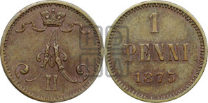 Пенни 1875 года