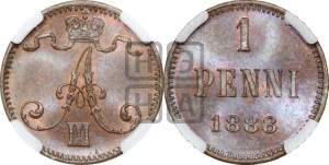 1 пенни 1888 года