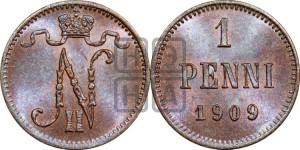 1 пенни 1909 года
