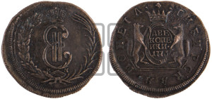 2 копейки 1773 года КМ (для Сибири)