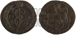 1 копейка 1789 года ЕМ (ЕМ, Екатеринбургский монетный двор)