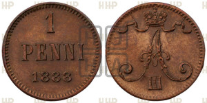 1 пенни 1888 года