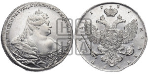 1 рубль 1737 года (московский тип)