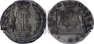 Денга 1768 года КМ (для Сибири)