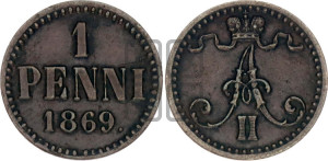 Пенни 1869 года
