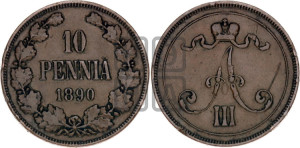 10 пенни 1890 года