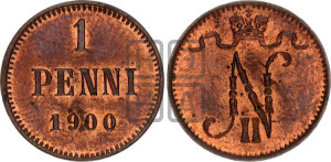 1 пенни 1900 года