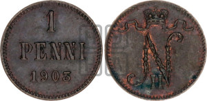 1 пенни 1903 года