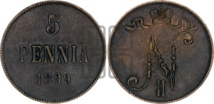 5 пенни 1899 года