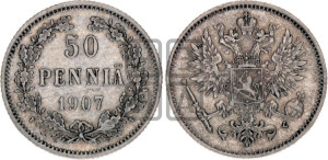 50 пенни 1907 года L