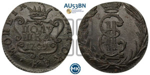 Полушка 1769 года КМ (для Сибири)