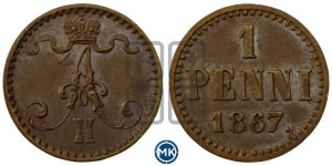 Пенни 1867 года