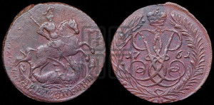 2 копейки 1761 года (гурт сетчатый)