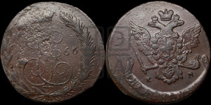 5 копеек 1766 года ЕМ (ЕМ, Екатеринбургский монетный двор)