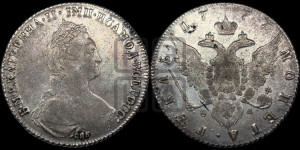 1 рубль 1777 года СПБ/ѲЛ (новый тип)