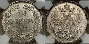 50 пенни 1911 года L